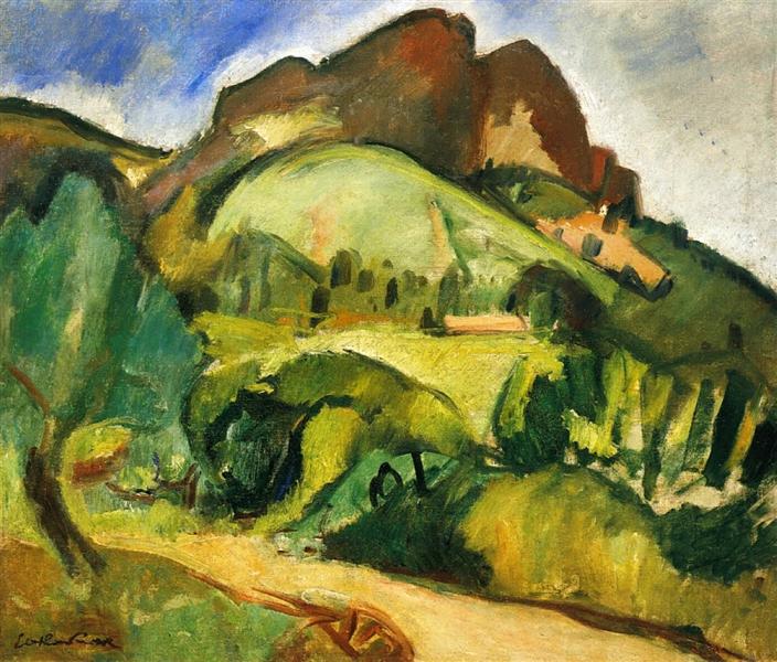 Sainte-Victoire Mountain, 1906 - Отон Фриез