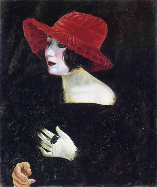 Frau Martha Dix, 1923 - 奥托·迪克斯