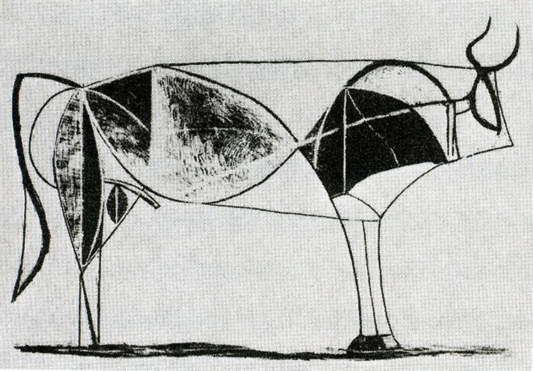 Bull (plate VII), 1945 - Пабло Пикассо