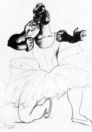 Dancer, 1919 - Пабло Пикассо