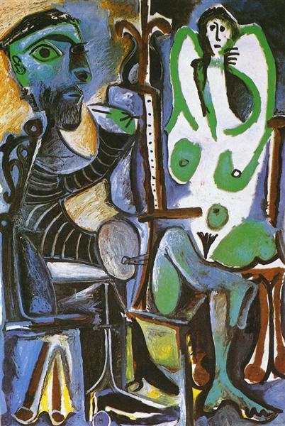 Painter and his model, 1963 - Pablo Picasso