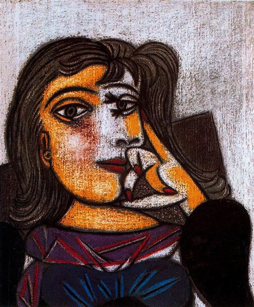 Portrait of Dora Maar, 1937 - 畢卡索