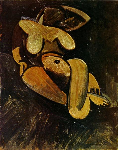 Лежача оголена, 1908 - Пабло Пікассо