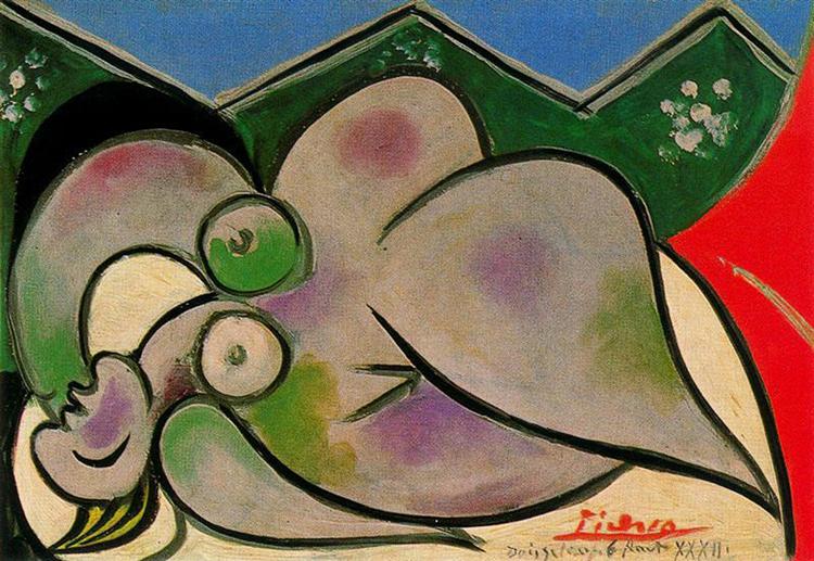 Reclining nude, 1932 - Пабло Пикассо