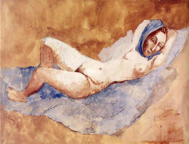 Reclining Nude (Fernande), 1906 - 畢卡索