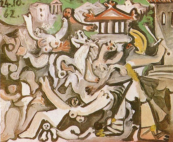 Викрадення Сабінянок, 1962 - Пабло Пікассо