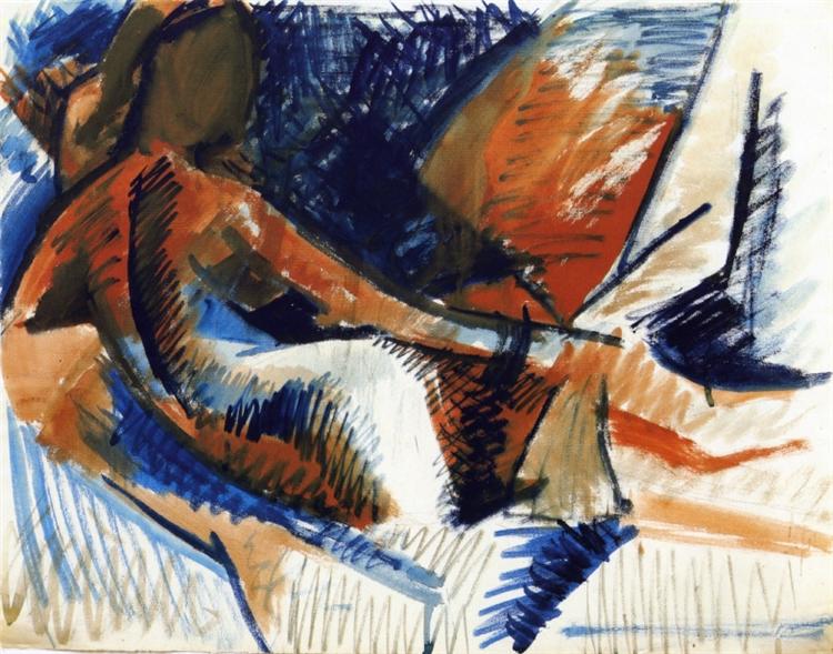 Велика одаліска (за Енгром), 1907 - Пабло Пікассо