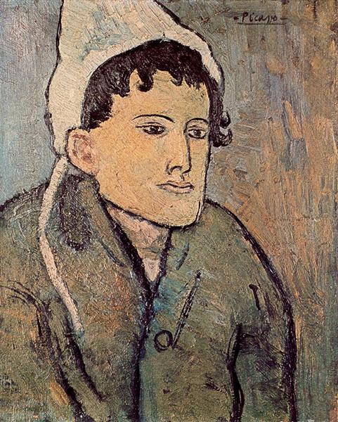 Woman with cap, 1901 - Pablo Picasso