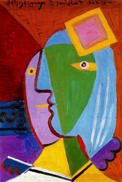 Жінка в капелюсі, 1934 - Пабло Пікассо