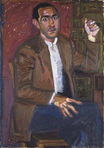 Portrait of Ioannis Soukaras, 1954 - Panayiotis Tetsis