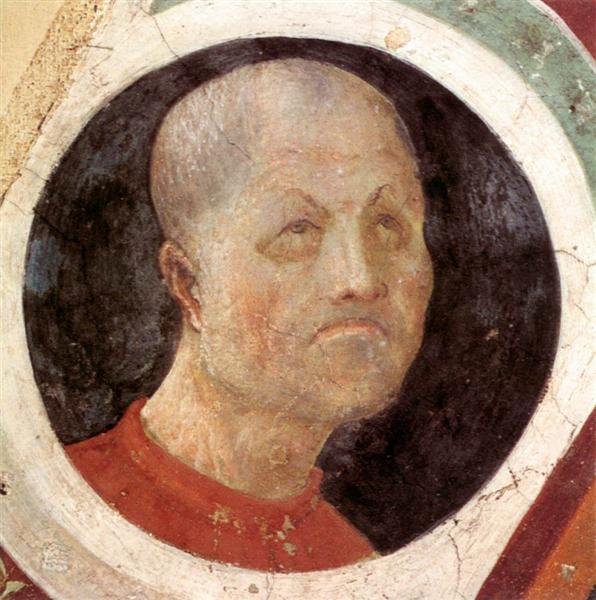 Roundel with Head, c.1435 - Паоло Учелло