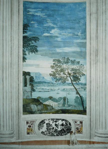 Landscape (fresco at Villa Barbaro), c.1565 - Паоло Веронезе