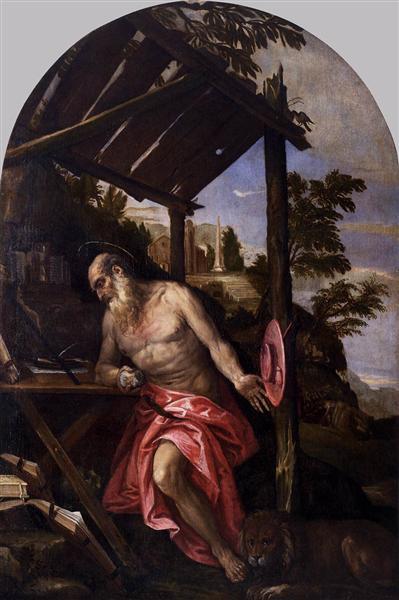 St Jerome, c.1580 - Паоло Веронезе