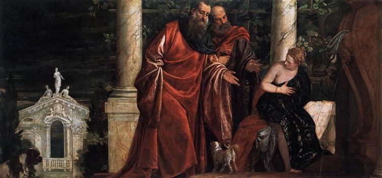 Susanna and the Elders, 1585 - 1588 - 委羅内塞