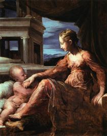 Virgin and Child - Parmigianino