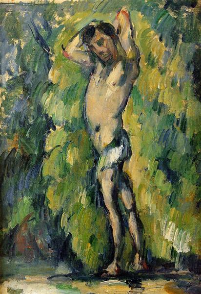 Bather, 1877 - Paul Cezanne
