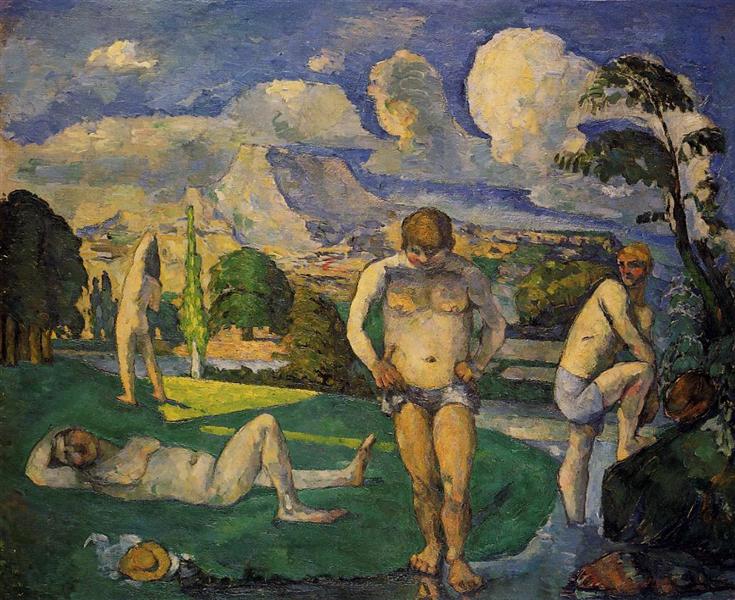 Bathers at Rest, 1877 - Paul Cezanne