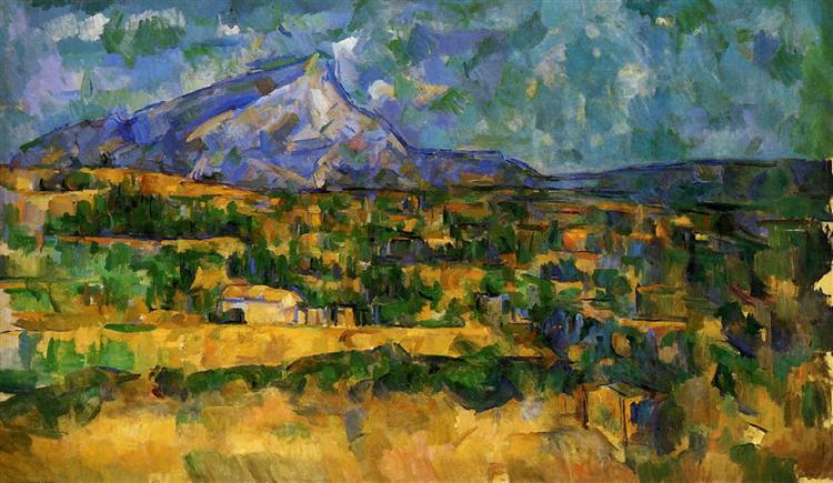 Mont Sainte-Victoire, c.1906 - Paul Cezanne - WikiArt.org