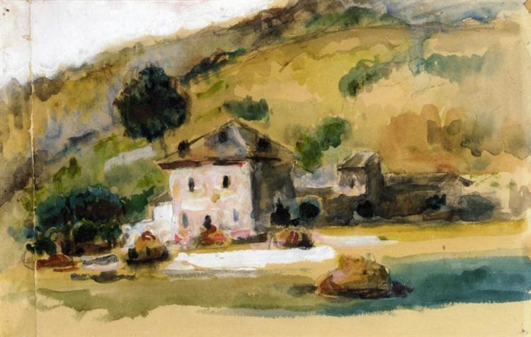 Near Aix En Provence, c.1867 - 塞尚