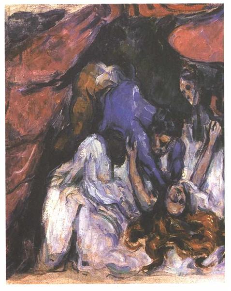Strangled woman, 1872 - Поль Сезанн