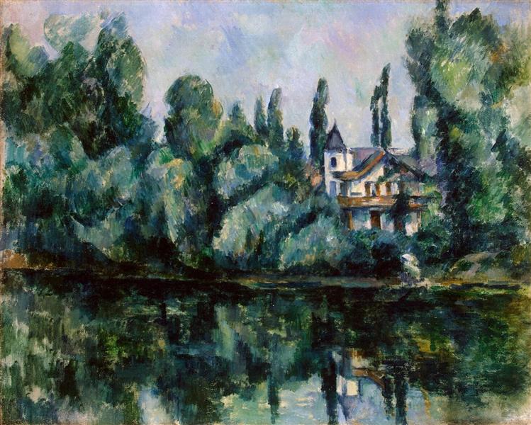 Las orillas del Marne, 1888 - Paul Cézanne