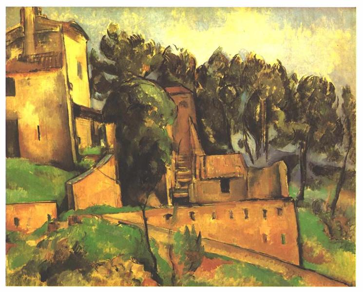 The farm of Bellevue, 1890 - c.1894 - Paul Cezanne