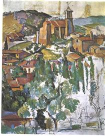 ''Le Village de Gardanne'' - Paul Cézanne