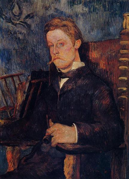 Portrait of a seated man, 1884 - Paul Gauguin