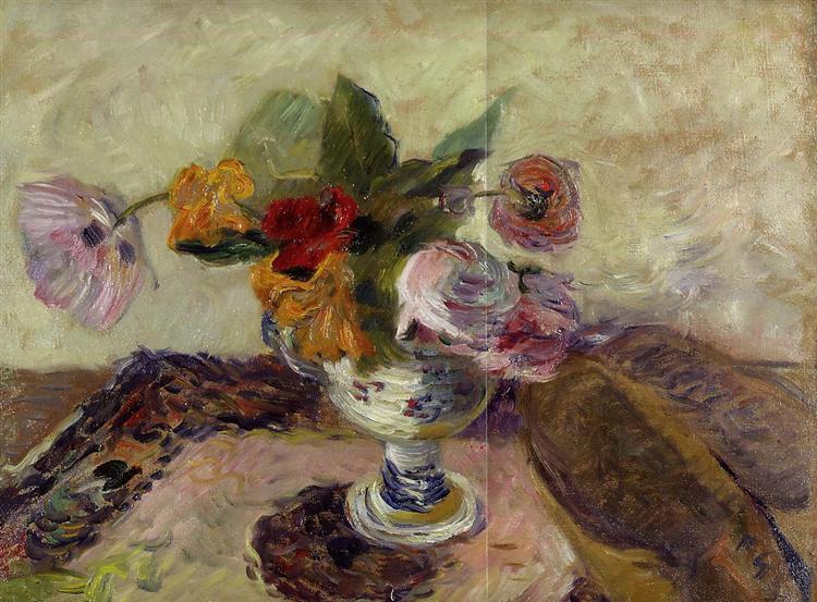 Vase of flowers, 1886 - Paul Gauguin