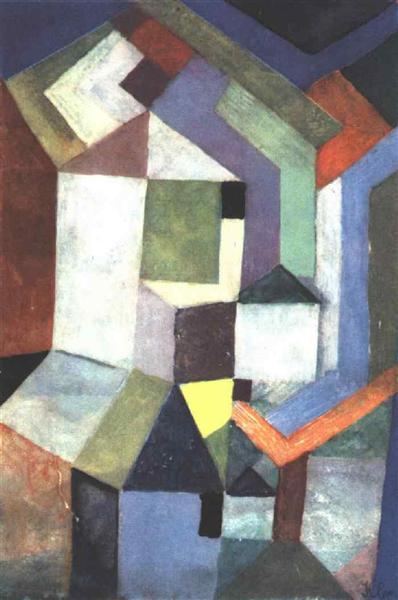 Pious northern landscape, 1917 - Paul Klee
