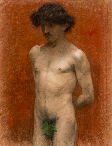 Male nude, 1897 - Paul Mathiopoulos