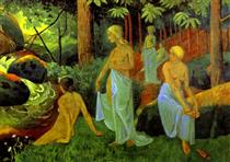 Bathers with White Veils - Paul Serusier