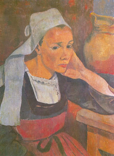 Portrait of Marie Lagadu, 1889 - Paul Serusier