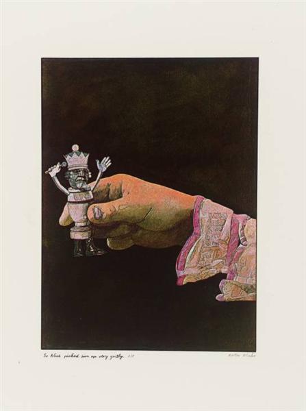 So Alice picked him up very gently, 1970 - Peter Blake