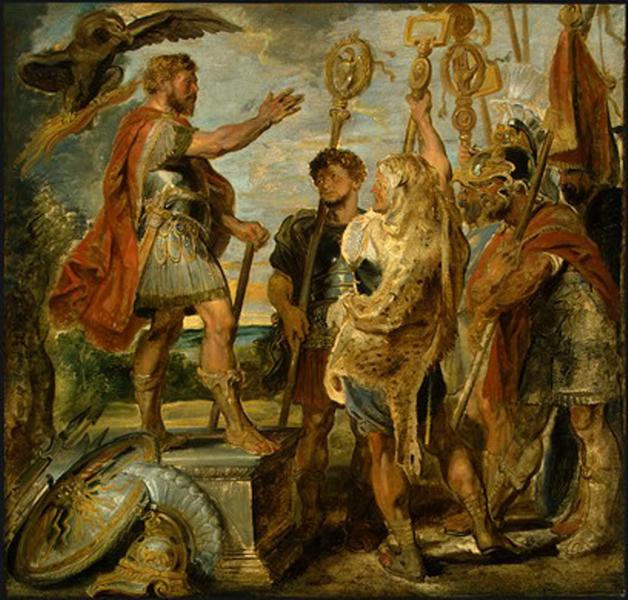Decius Mus Addressing the Legions, c.1616 - Peter Paul Rubens