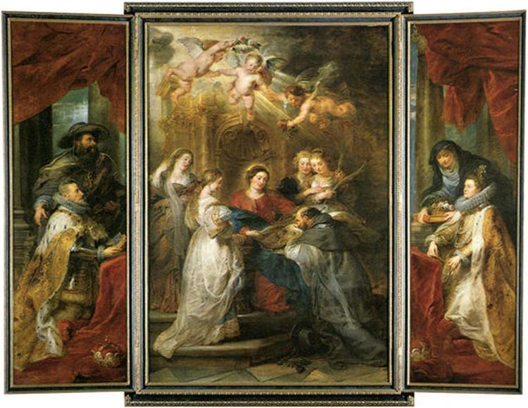 Ildefonso Altar, 1630 - Питер Пауль Рубенс