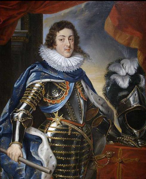 King Louis XIII in Armor, Ca. 1635' Art Print