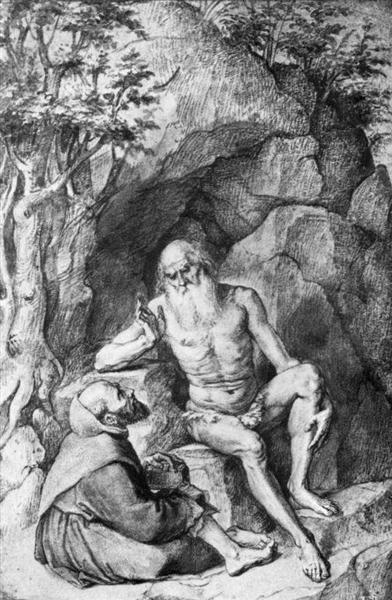 St. Onufrij Instruct Monk - Peter Paul Rubens