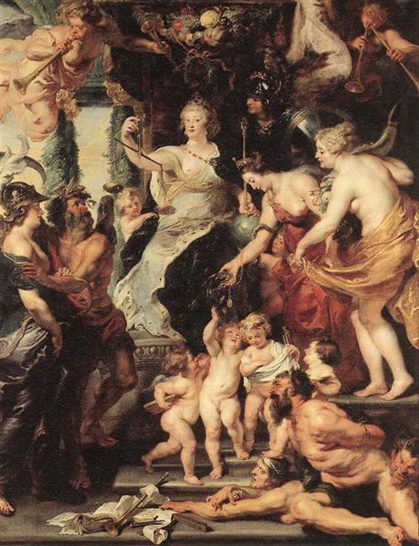 The Happiness of the Regency, 1622 - 1625 - Pierre Paul Rubens
