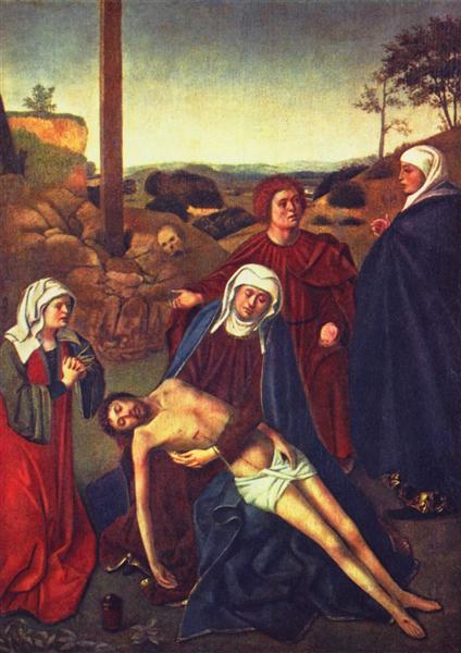 Оплакування, 1435 - Петрус Крістус