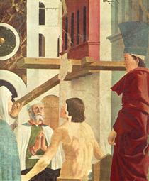 определение подлинности Святого Креста (деталь) - Пьеро делла Франческа
