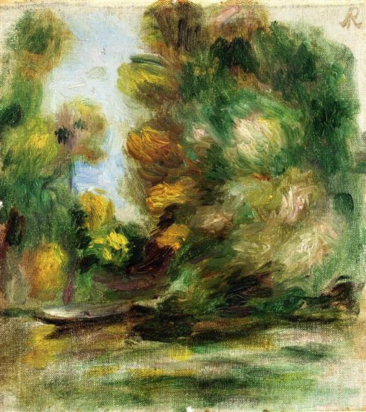 Banks of the River - Auguste Renoir
