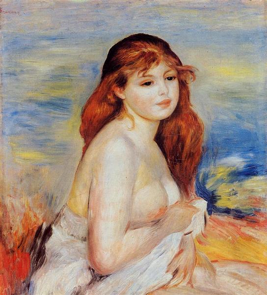 Bather, 1887 - Auguste Renoir