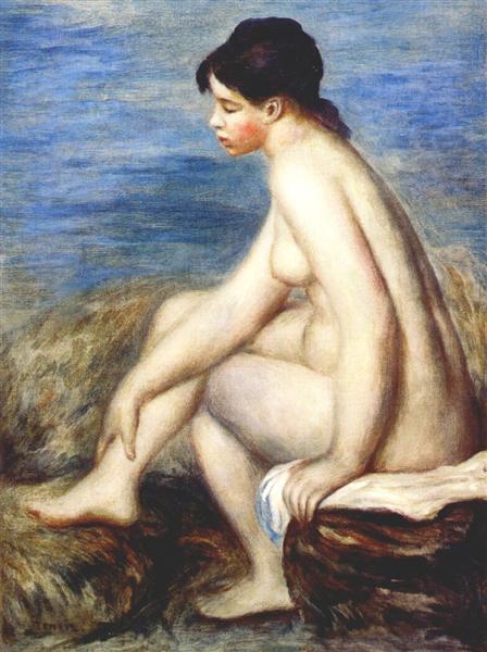 Bather, 1892 - 1893 - Pierre-Auguste Renoir