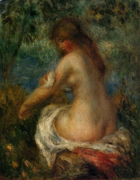 Bather, 1905 - Pierre-Auguste Renoir
