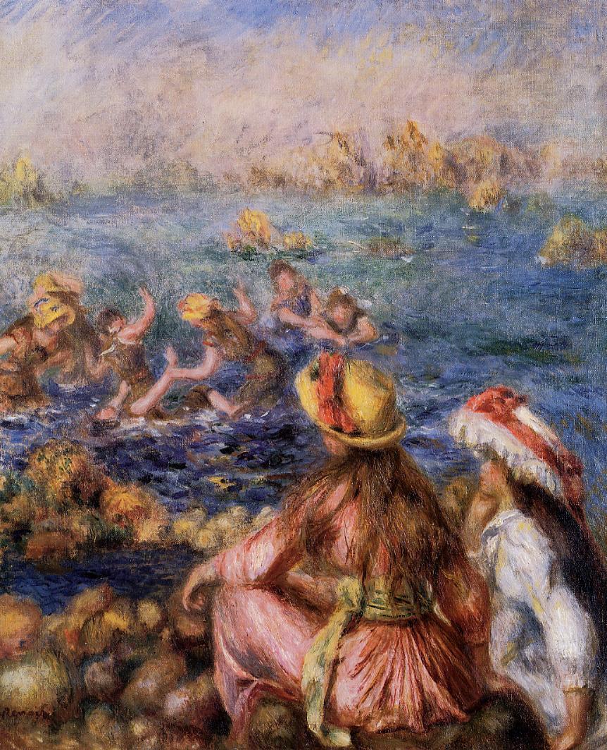 Bathers 1892 Pierre Auguste Renoir 