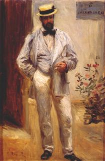 Retrato de Charles Le Coeur - Pierre-Auguste Renoir