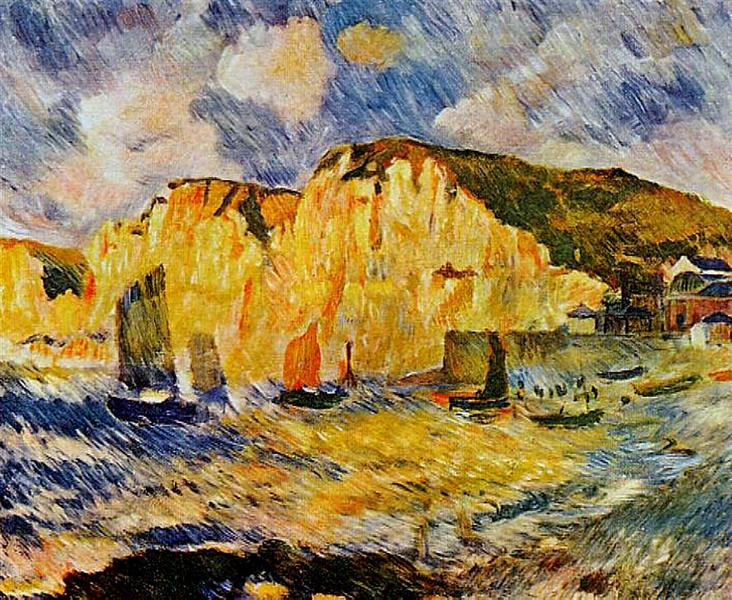 Cliffs, 1883 - Пьер Огюст Ренуар