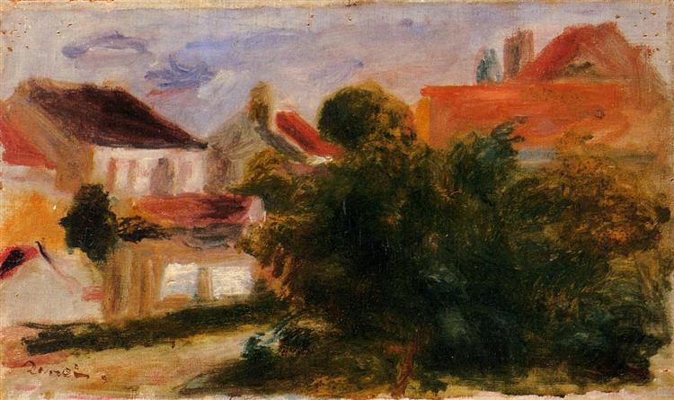 Landscape at Essoyes - Auguste Renoir