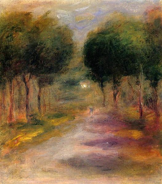 Landscape with Trees - Auguste Renoir